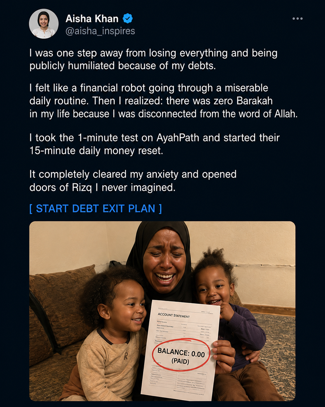 Imam Advice Daily Facebook ad