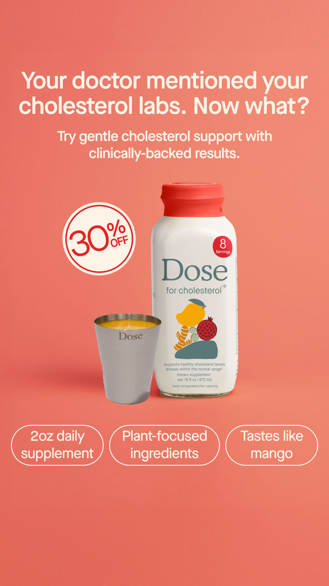 Dose for Cholesterol Facebook ad