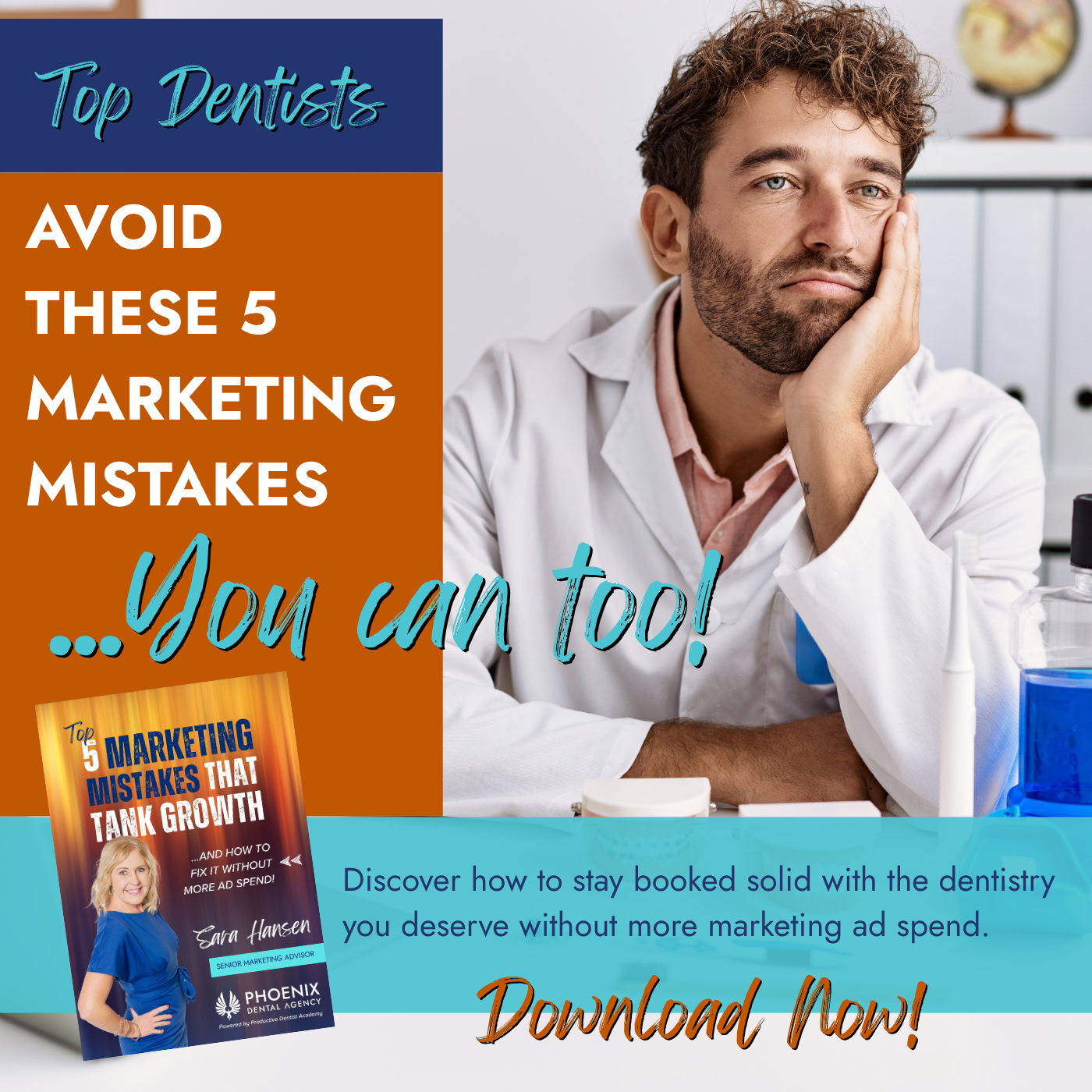 Productive Dentist Academy Facebook ad: Stop These 5 Mistakes