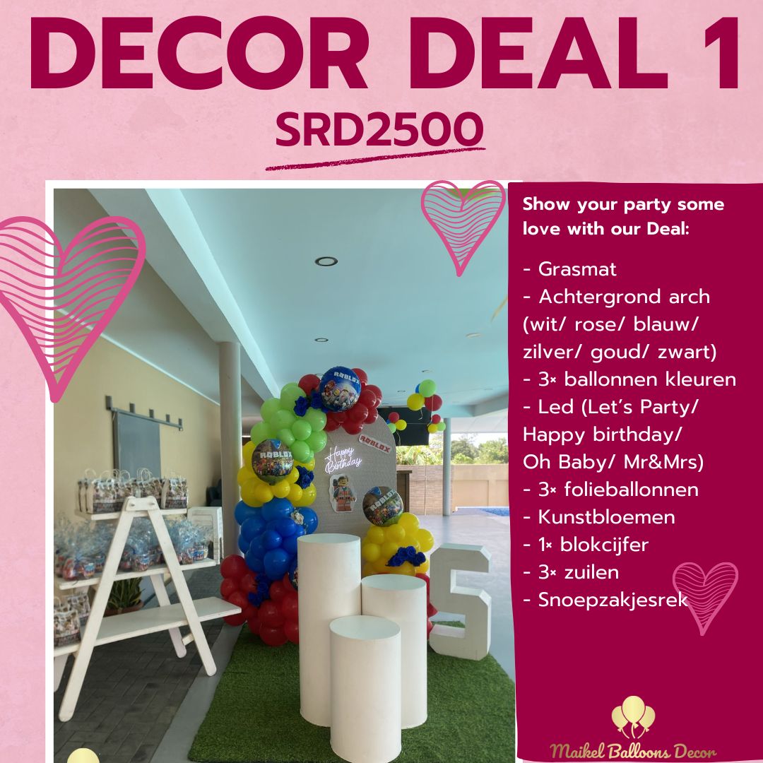 Maikel Balloons Decor Facebook ad: π΅πππππ π«ππππ!