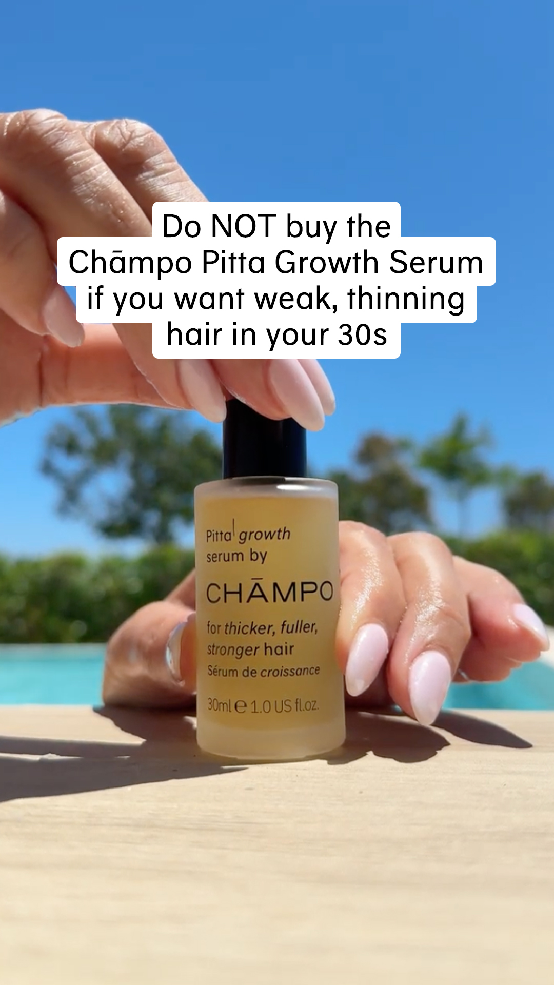 Chāmpo Haircare Facebook ad