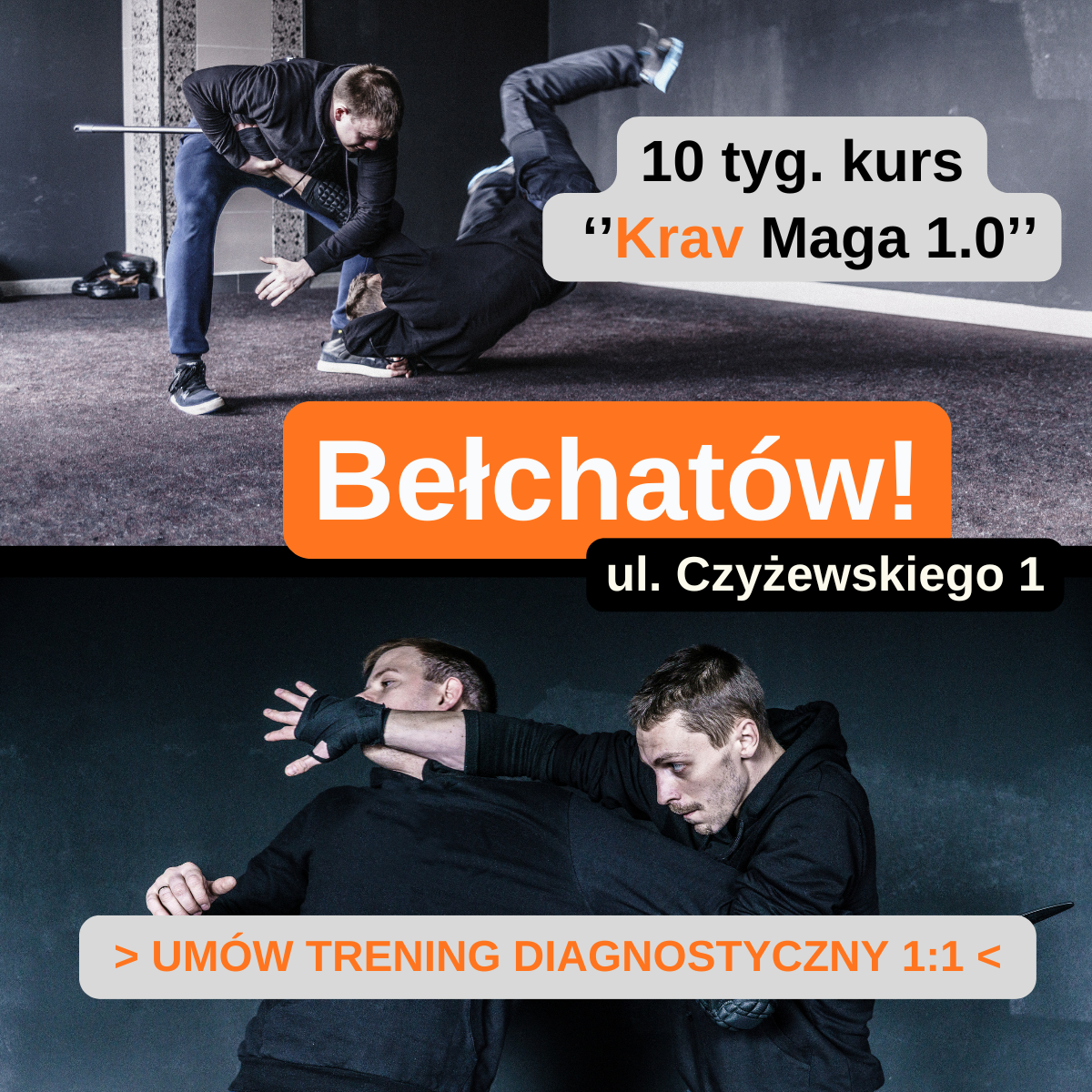 Krav Maga Global Bełchatów Facebook ad: Umów Konsultację + Trening Diagnostyczny 1:1 w Bełchatowie…