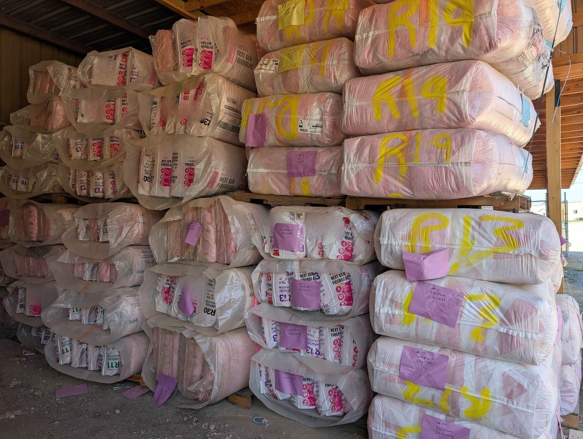 Blake King Facebook ad: MASSIVE INSULATION CLEARANCE SALE Premium Pink Fiberglass…