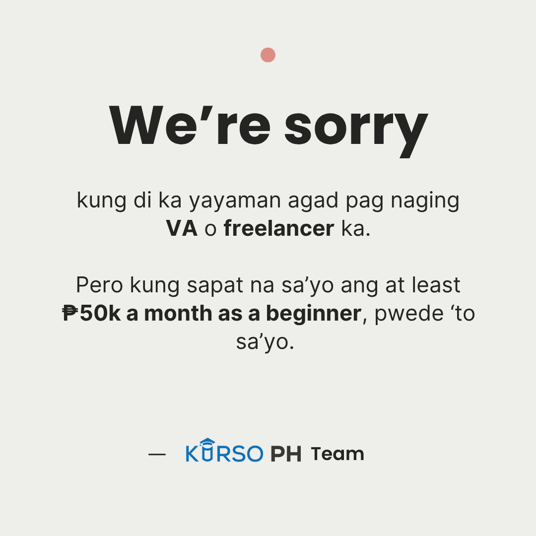 Kurso.ph Facebook ad