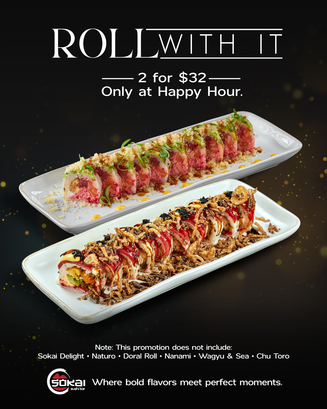 Sokai Sushi Bar Facebook ad
