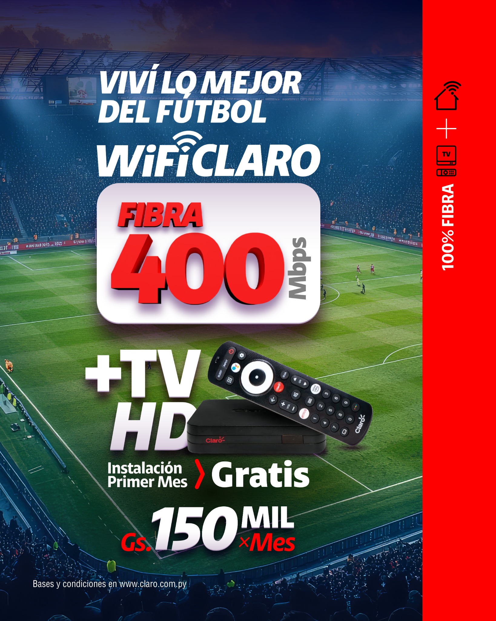 Claro Paraguay Facebook ad from Jun 18, 2026