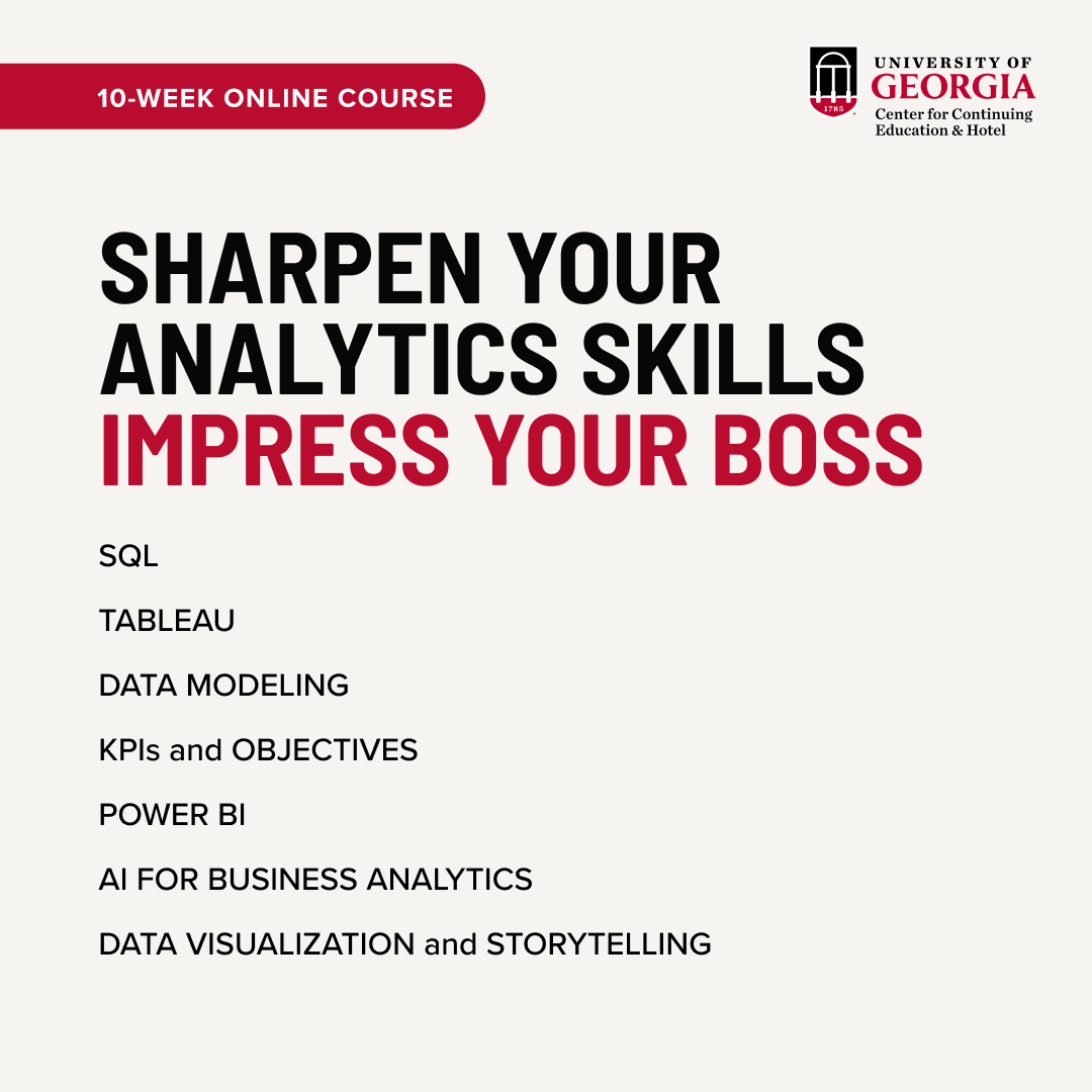 University of Georgia Center for Continuing Education Facebook ad