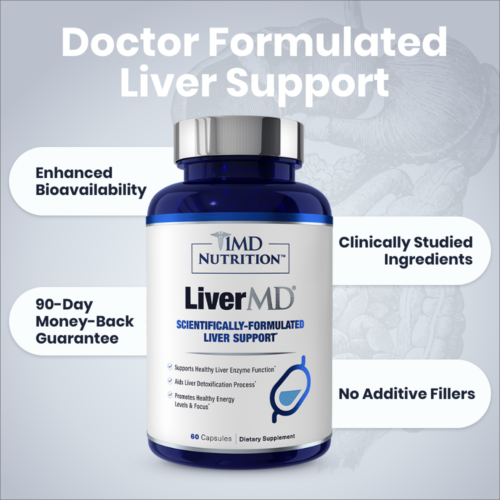 1MD Facebook ad: Save 40% Off LiverMD Today!
