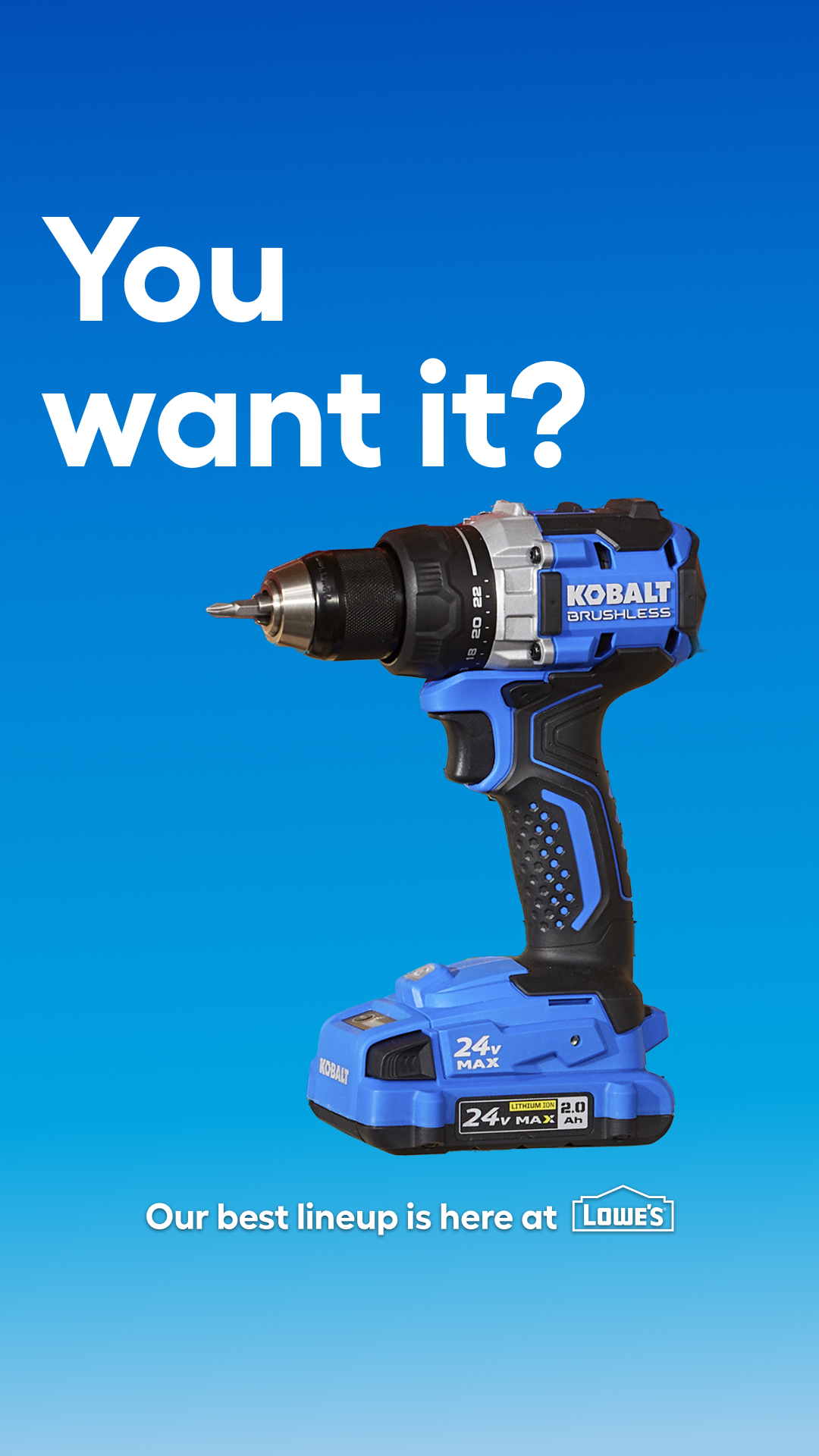 Lowe's Home Improvement Facebook ad