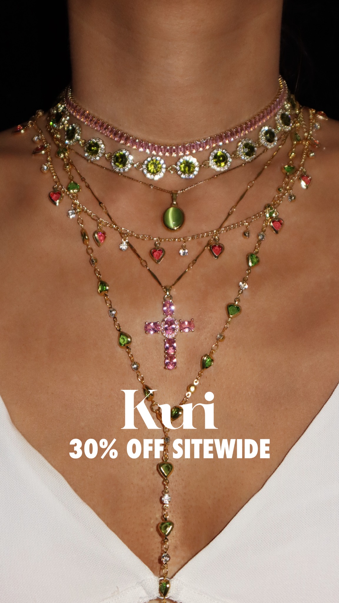 Kuri jewelry Facebook ad