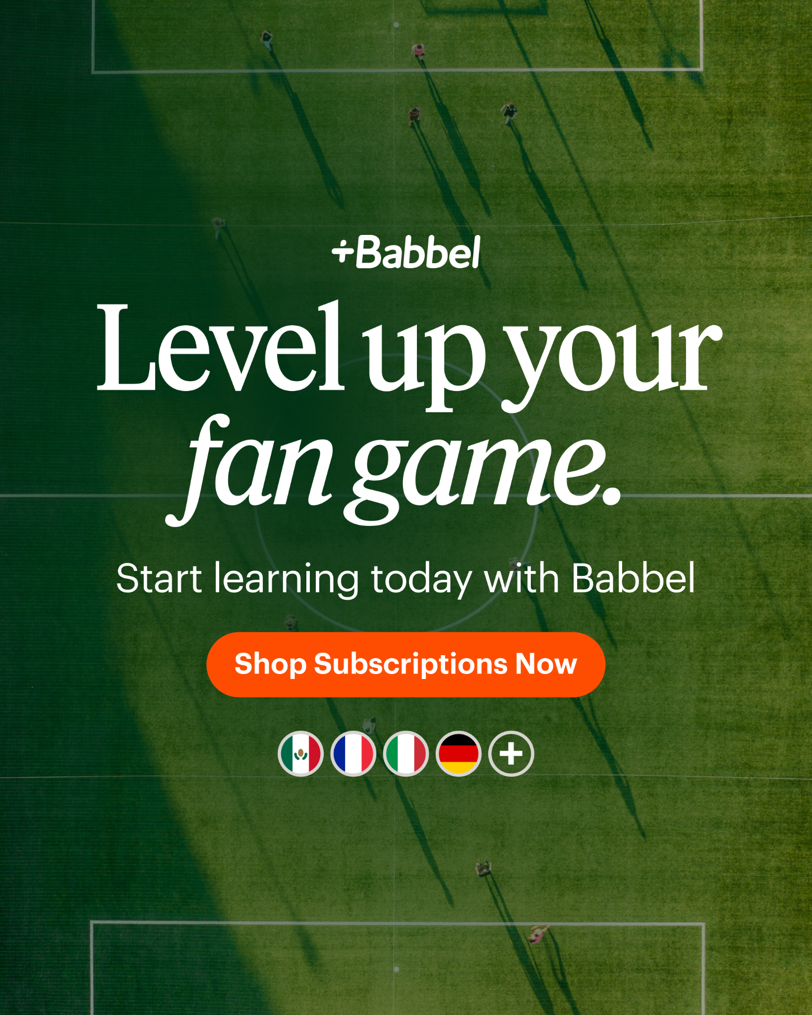 Babbel Facebook ad