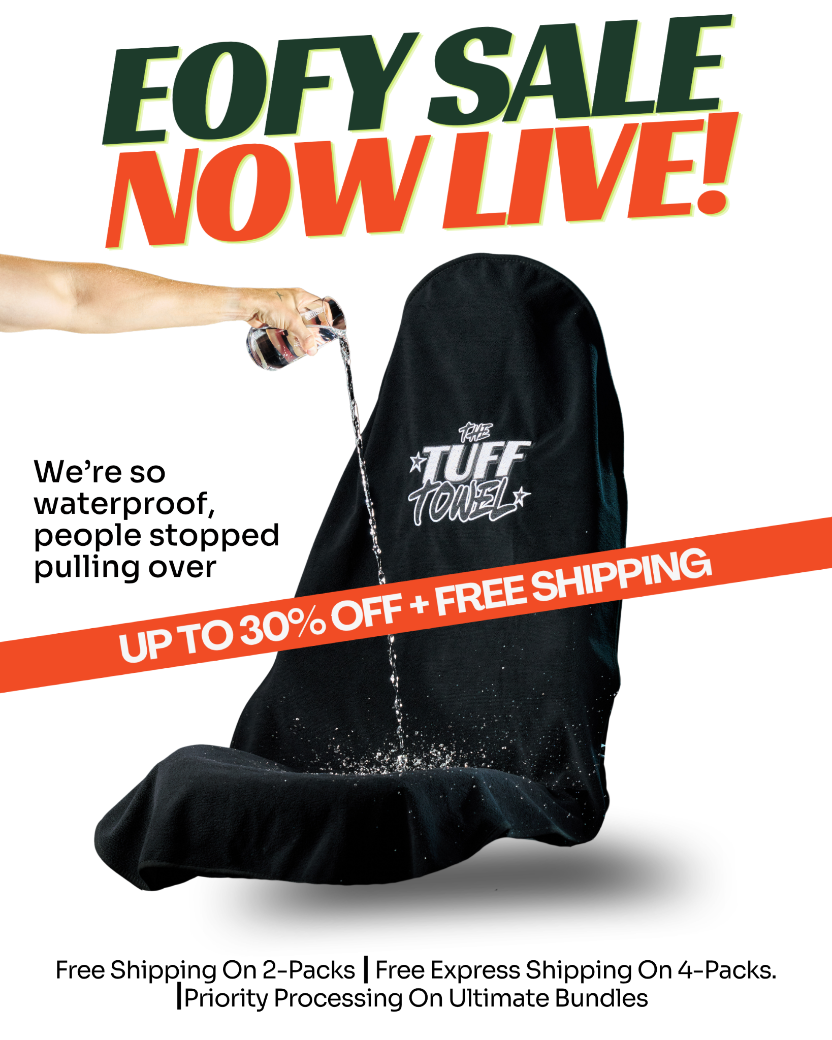 The Tuff Towel Facebook ad