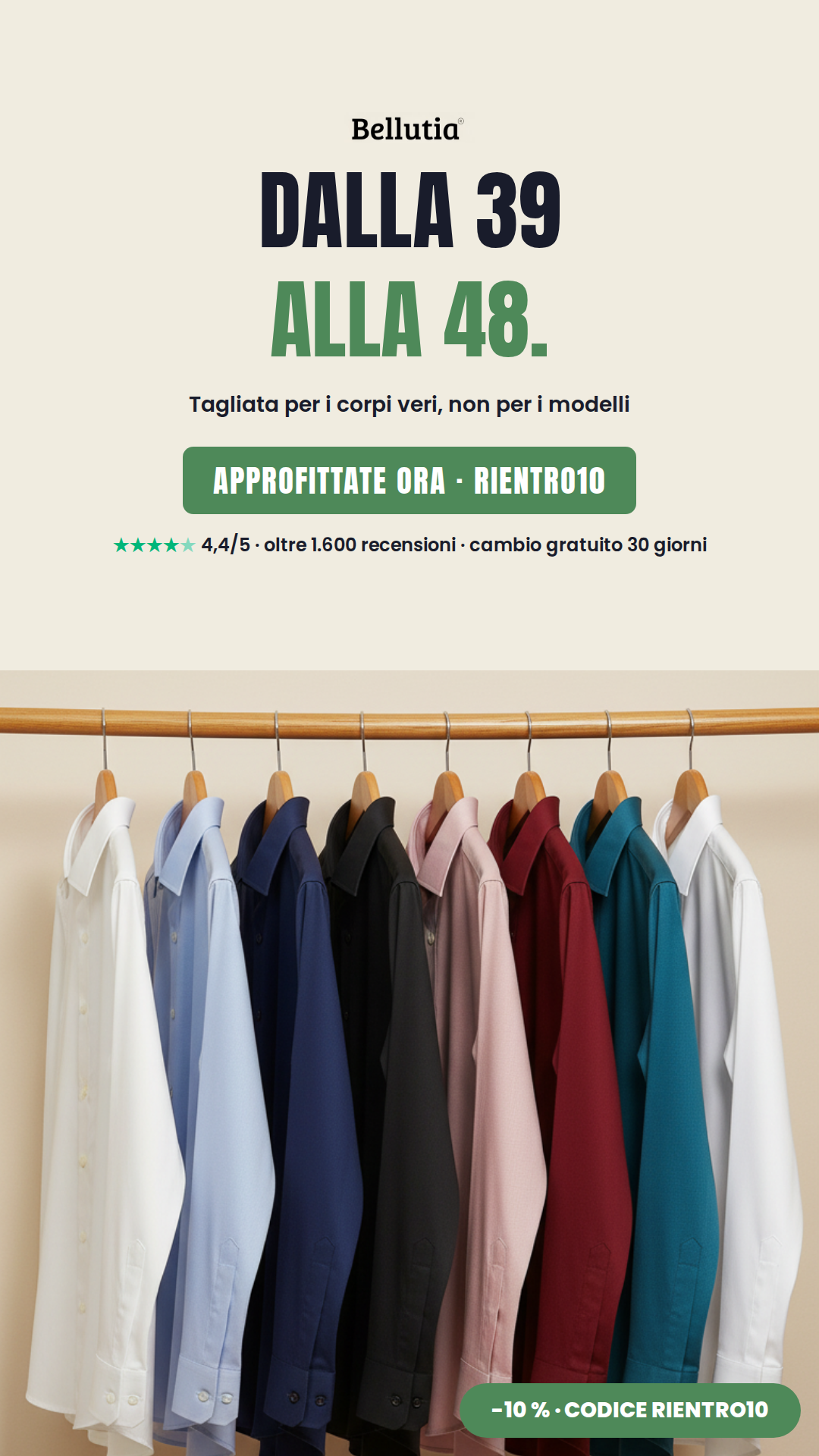 Bellutia Italia Facebook ad