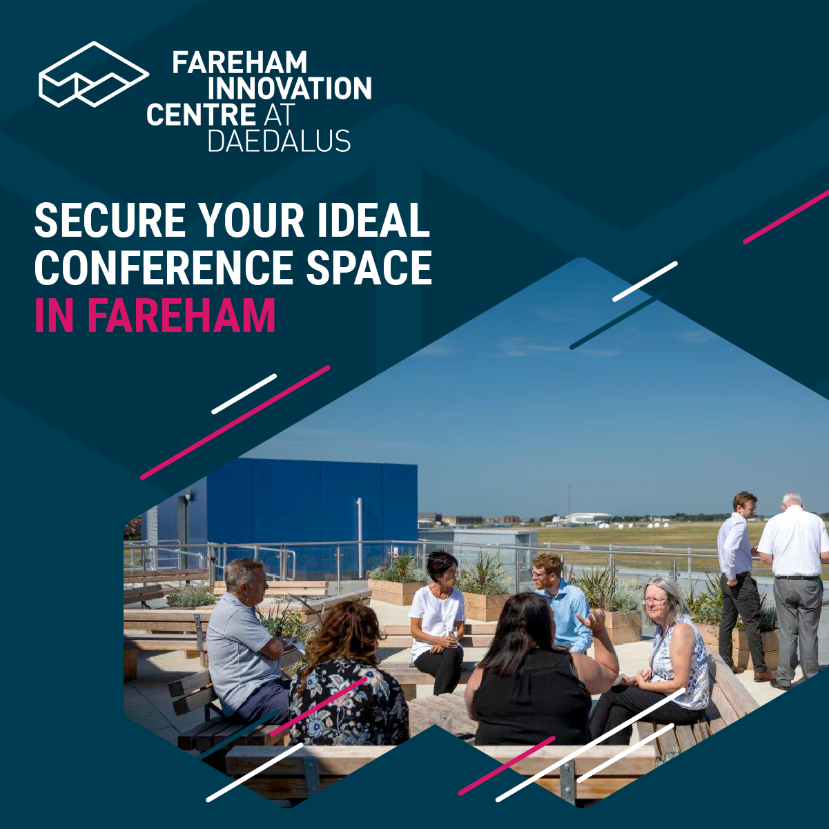 Fareham Innovation Centre Facebook ad: Looking for the perfect conference venue?