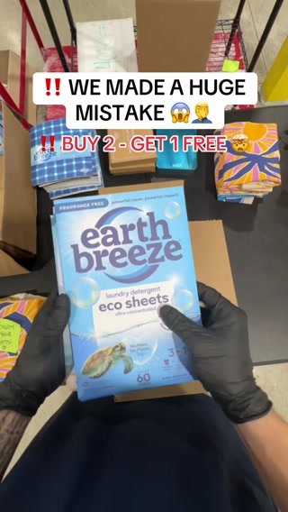 Earth Breeze Facebook ad: America's #1 Laundry Detergent Sheet