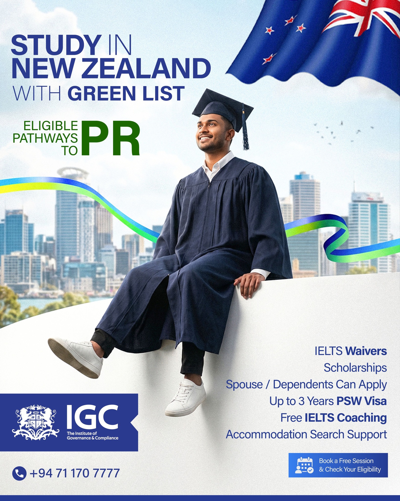 Institute of Governance & Compliance Facebook ad: Advance your career in New Zealand with sought-after…