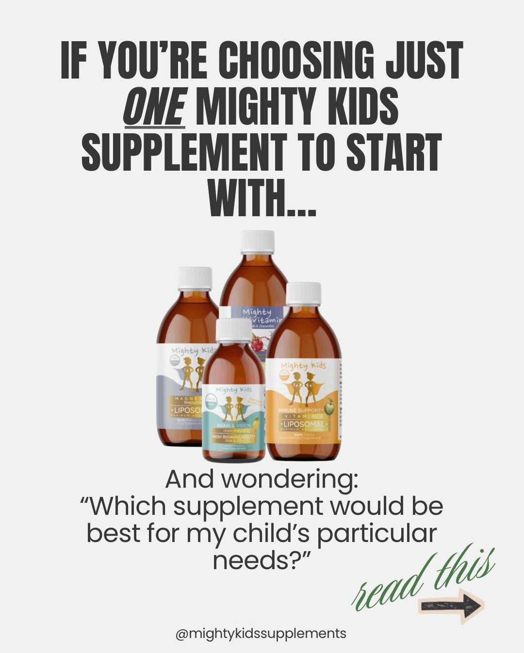 Mighty Kids Facebook ad