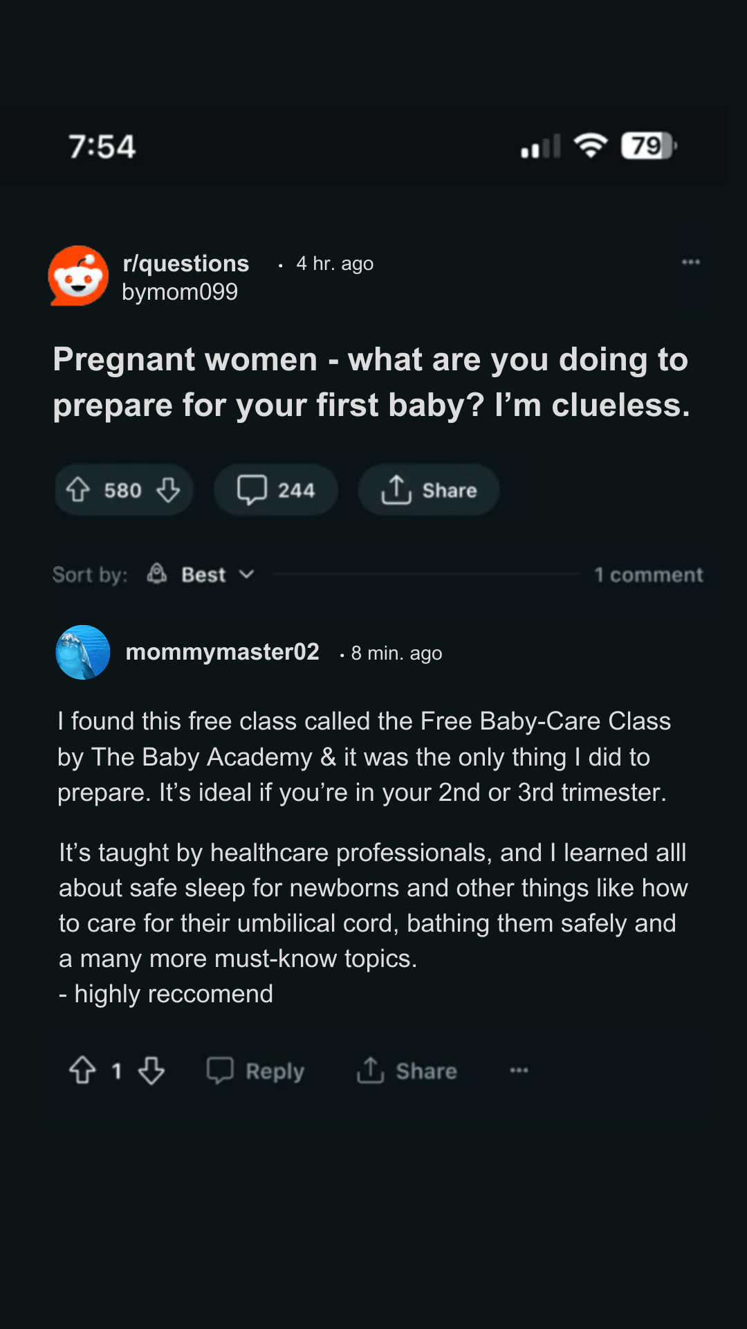 The Baby Academy US Facebook ad