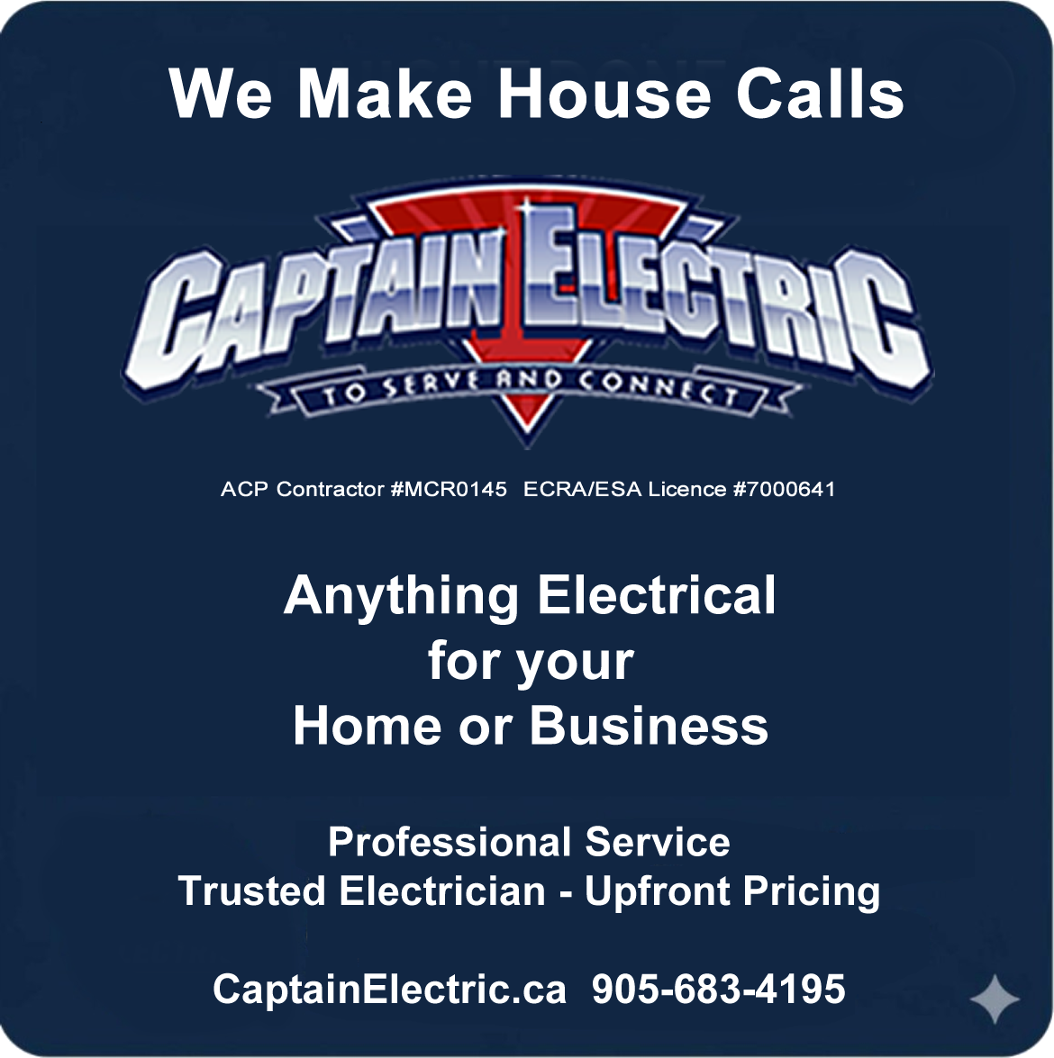 Captain Electric Facebook ad from Jan 2, 2026