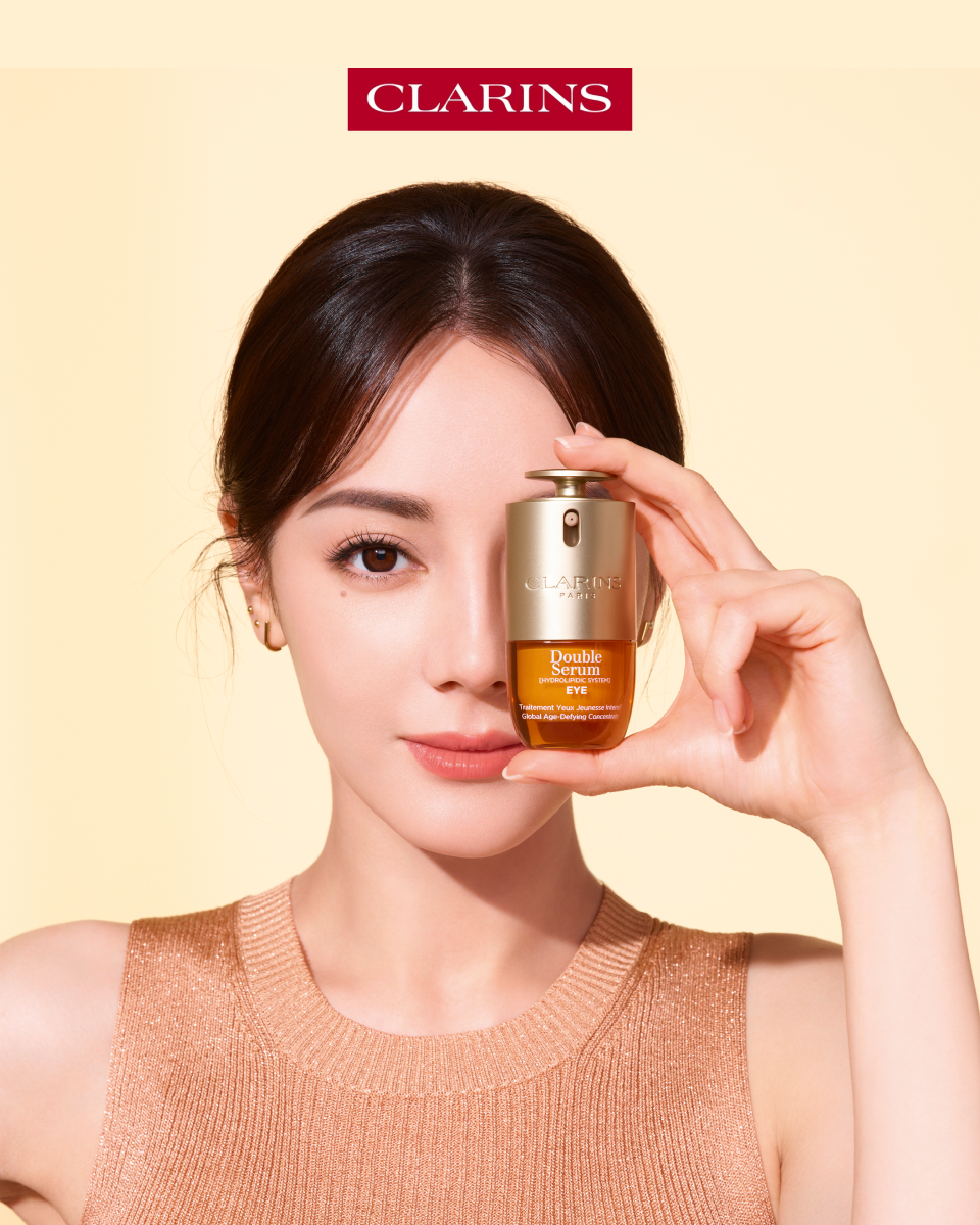 Clarins Facebook ad from Jul 31, 2026