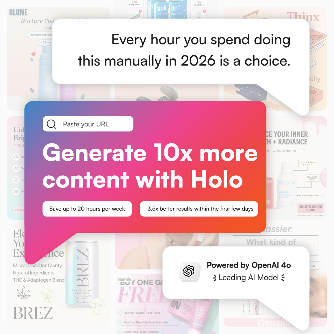 Holo Facebook ad