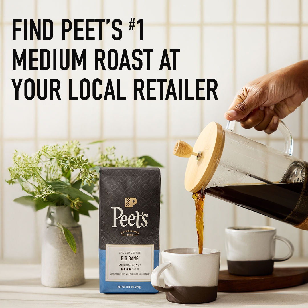 Peet's Coffee Facebook ad