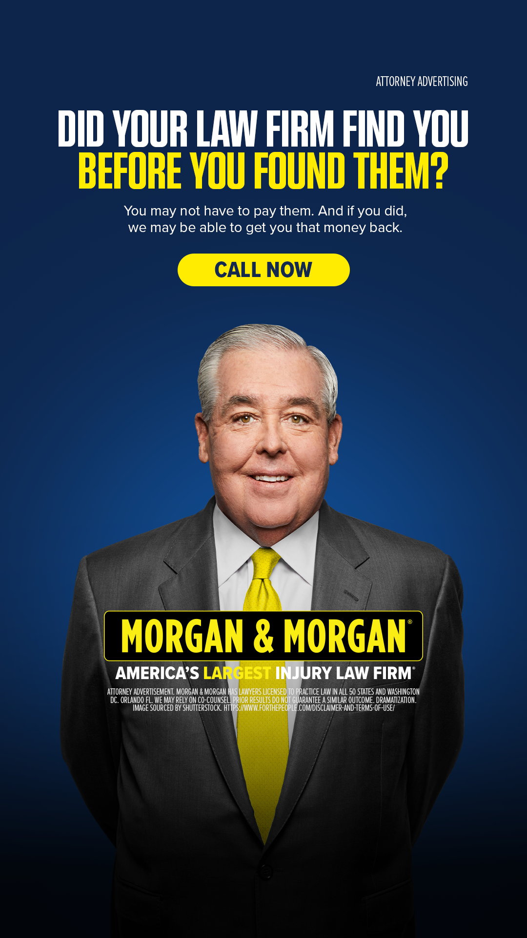 Morgan & Morgan Facebook ad