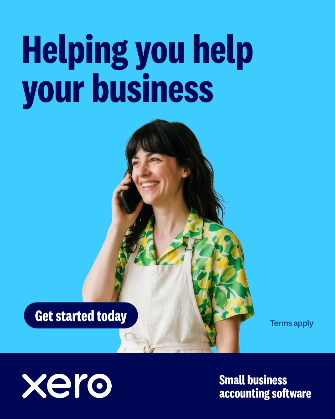 Xero Facebook ad: Real support for real results