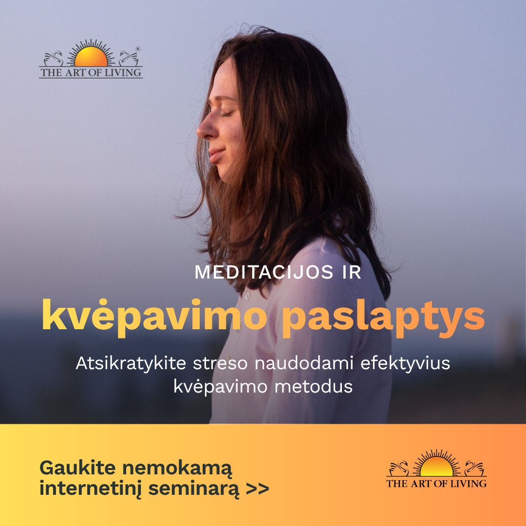 The Art of Living Facebook ad