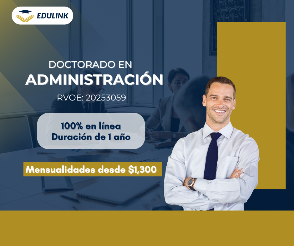 Edulink Facebook ad: DOCTORADO EN ADMINISTRACIÓN