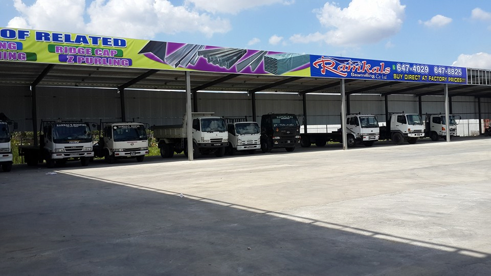 Ramkal's Sawmilling & Roofing Facebook ad: We are manufacturers and suppliers of ALL Roofing…