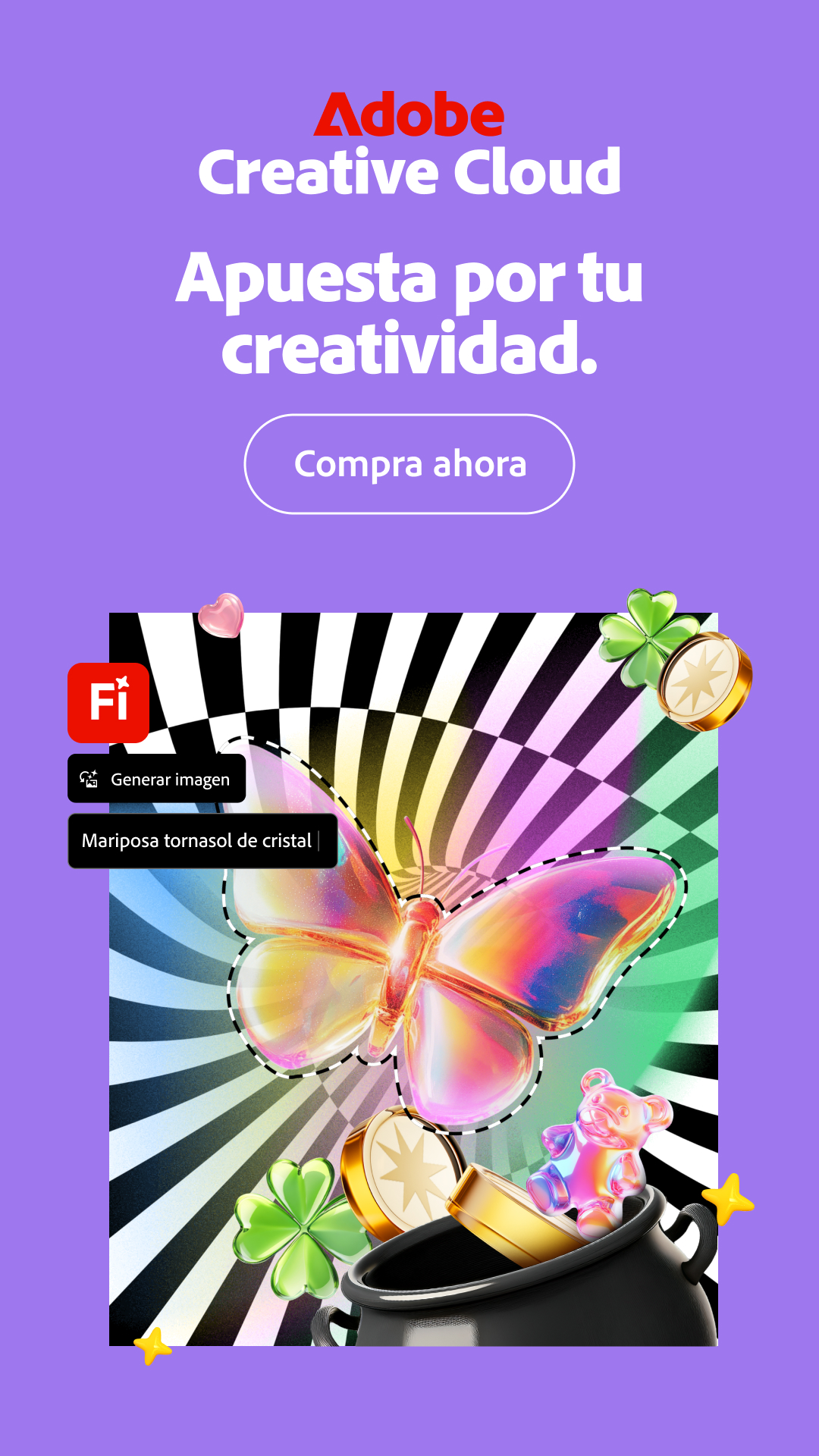 Adobe Creative Cloud Facebook ad