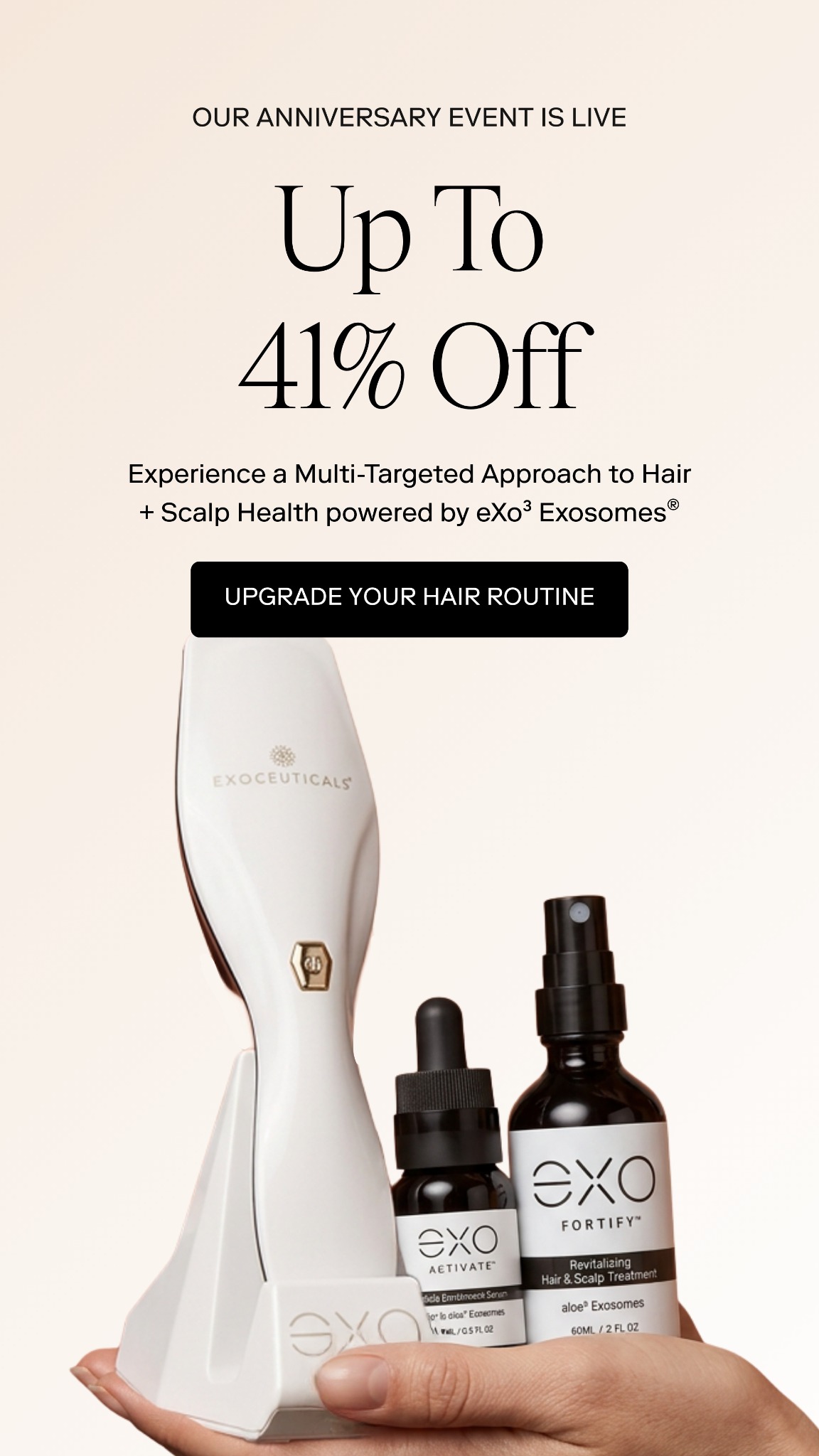 Exoceuticals Facebook ad