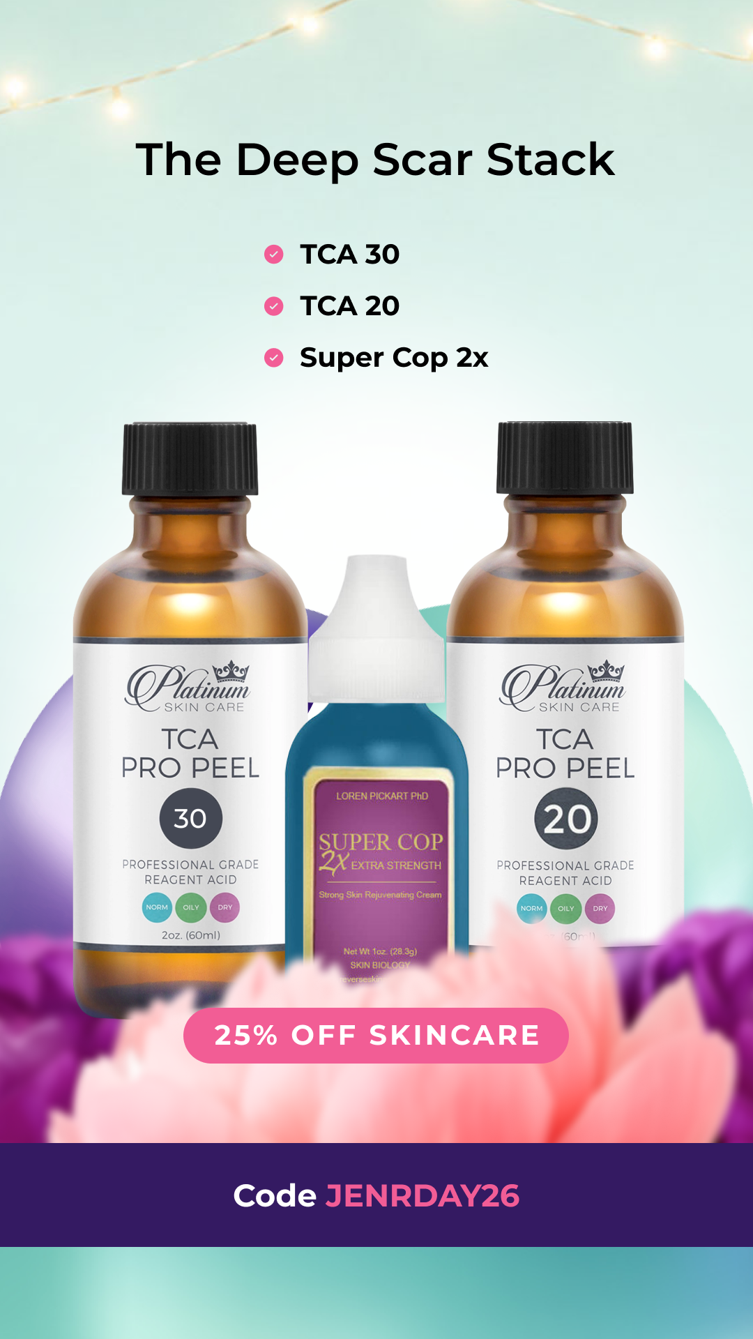 Platinum Skin Care Facebook ad