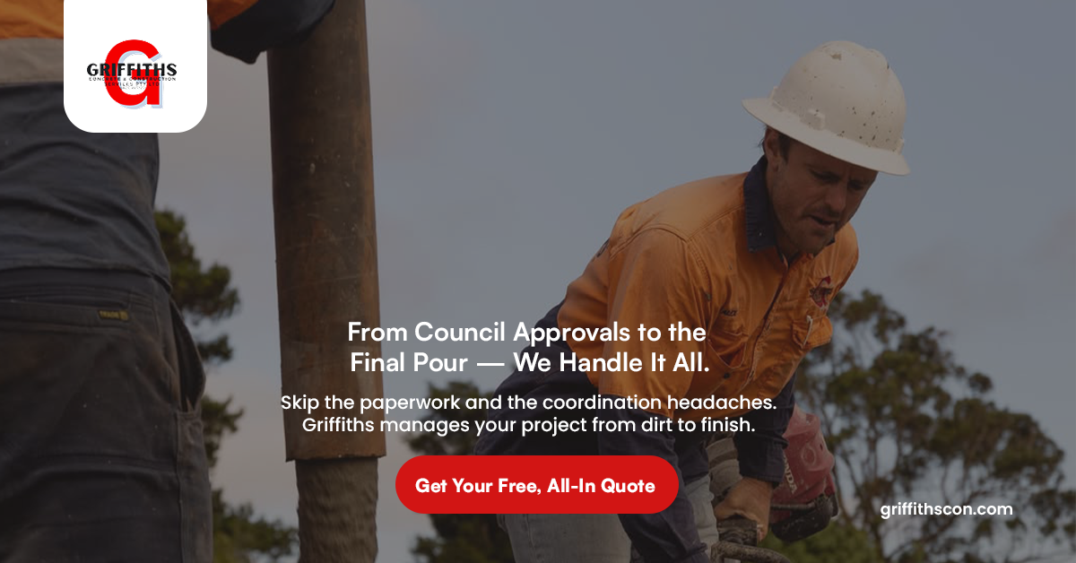 Griffiths Concrete & Construction Services PTY LTD Facebook ad