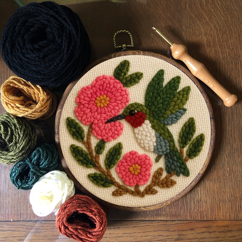 Rubbyoo Facebook ad: Punch Needle Magic: Start Creating!