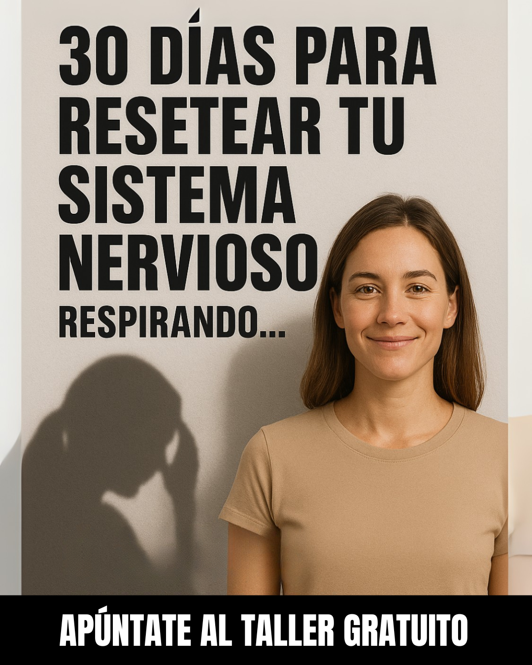Impacto Breathwork Facebook ad: Tu paz mental sí tiene un botón de reinicio