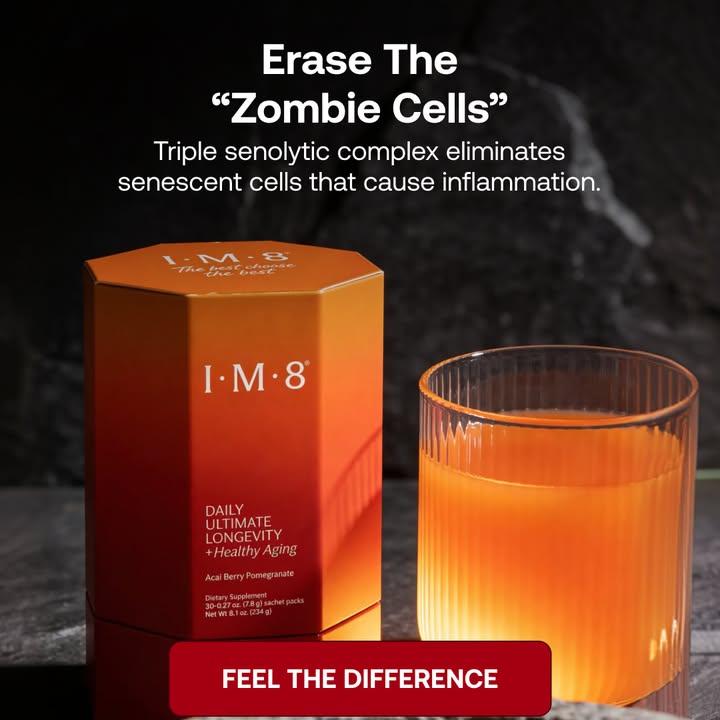 IM8 Global Facebook ad: Longevity Starts at the Cellular Level