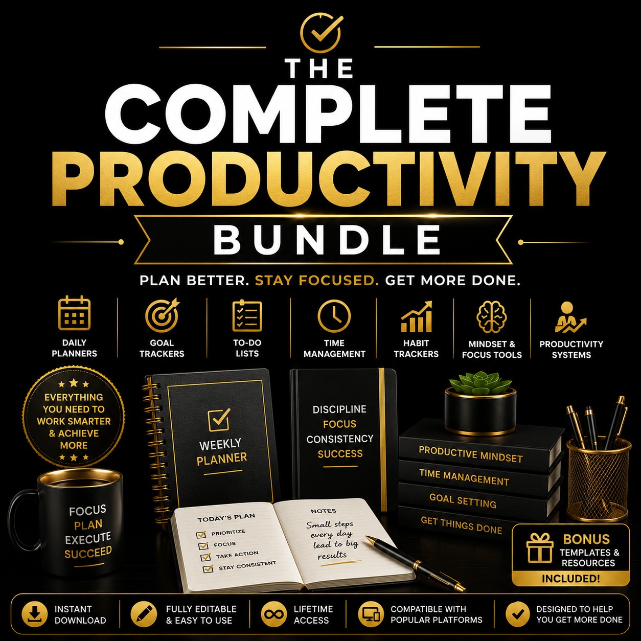 ZEMS SOLUTIONS Facebook ad: The Complete Productivity Bundle