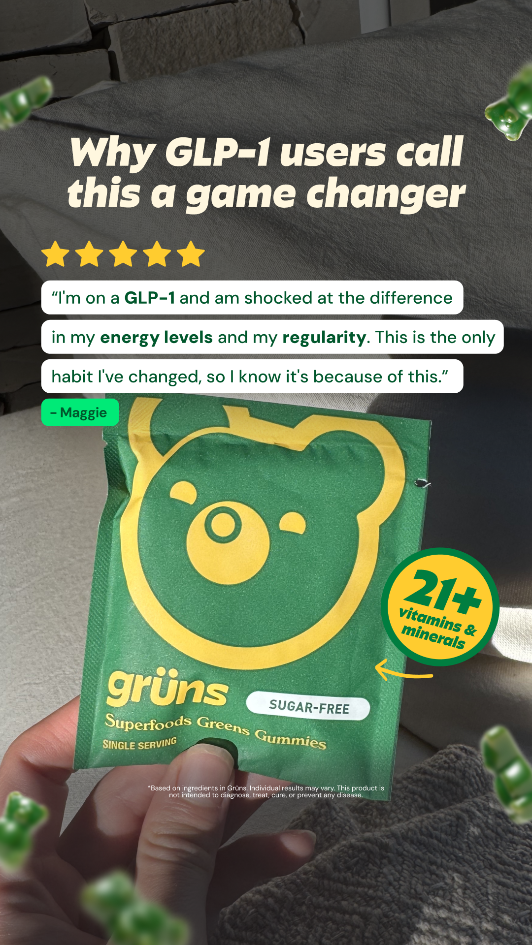 Grüns Facebook ad