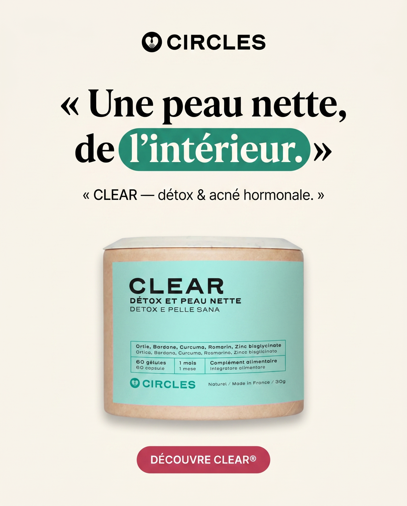 Circles Facebook ad