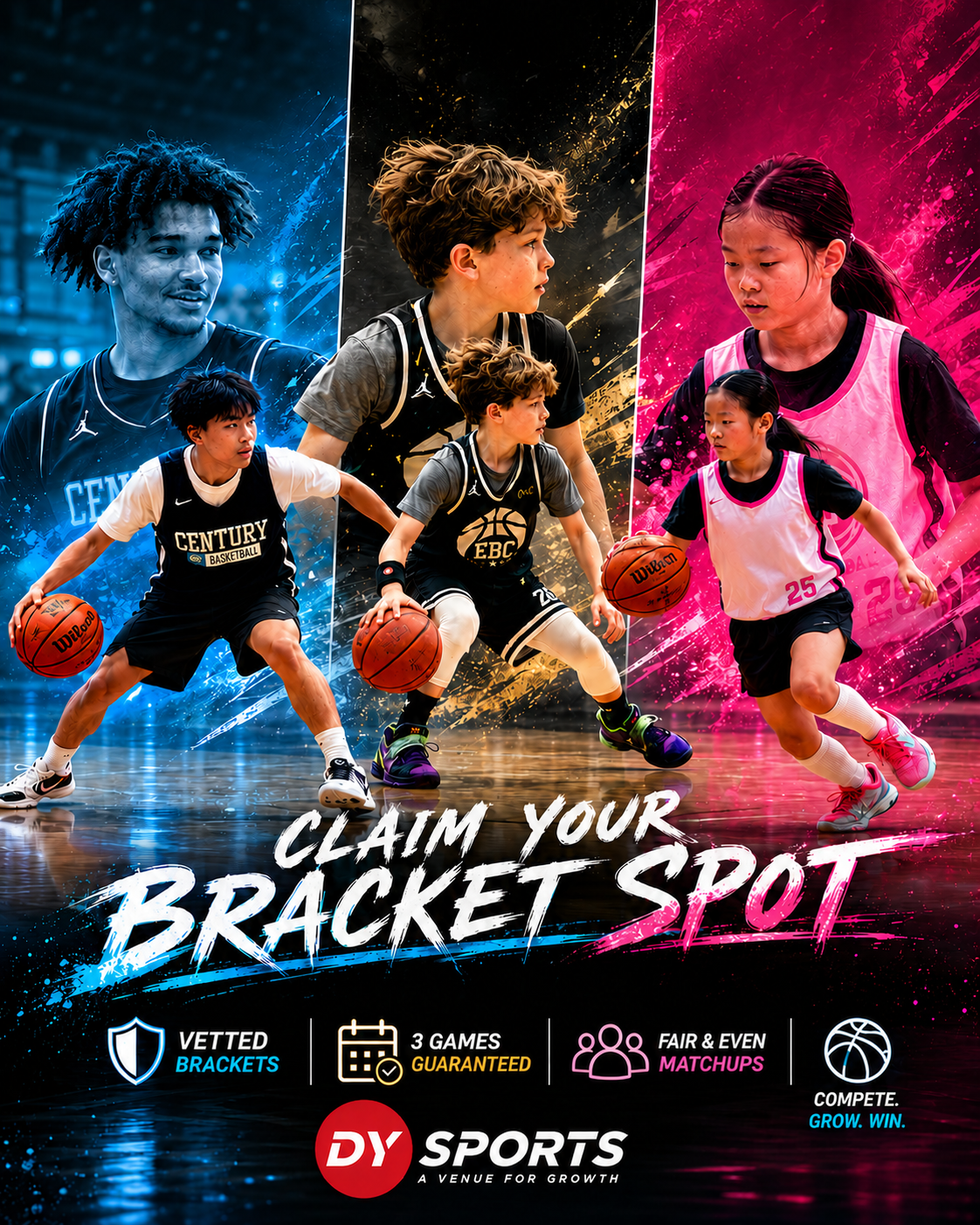 DYSports Facebook ad: Finally, Games Without The Blowouts.