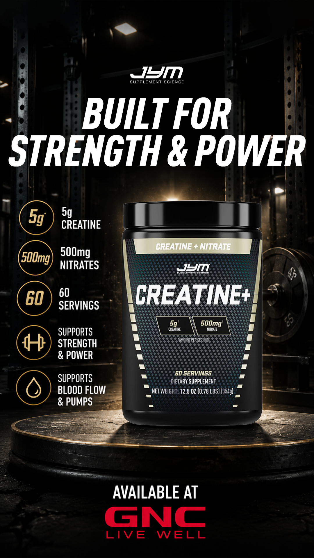 JYM Supplement Science Facebook ad