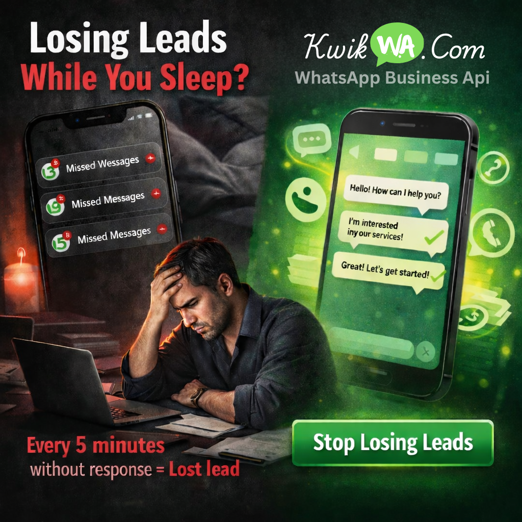 Kwik wa Facebook ad: Chat with us