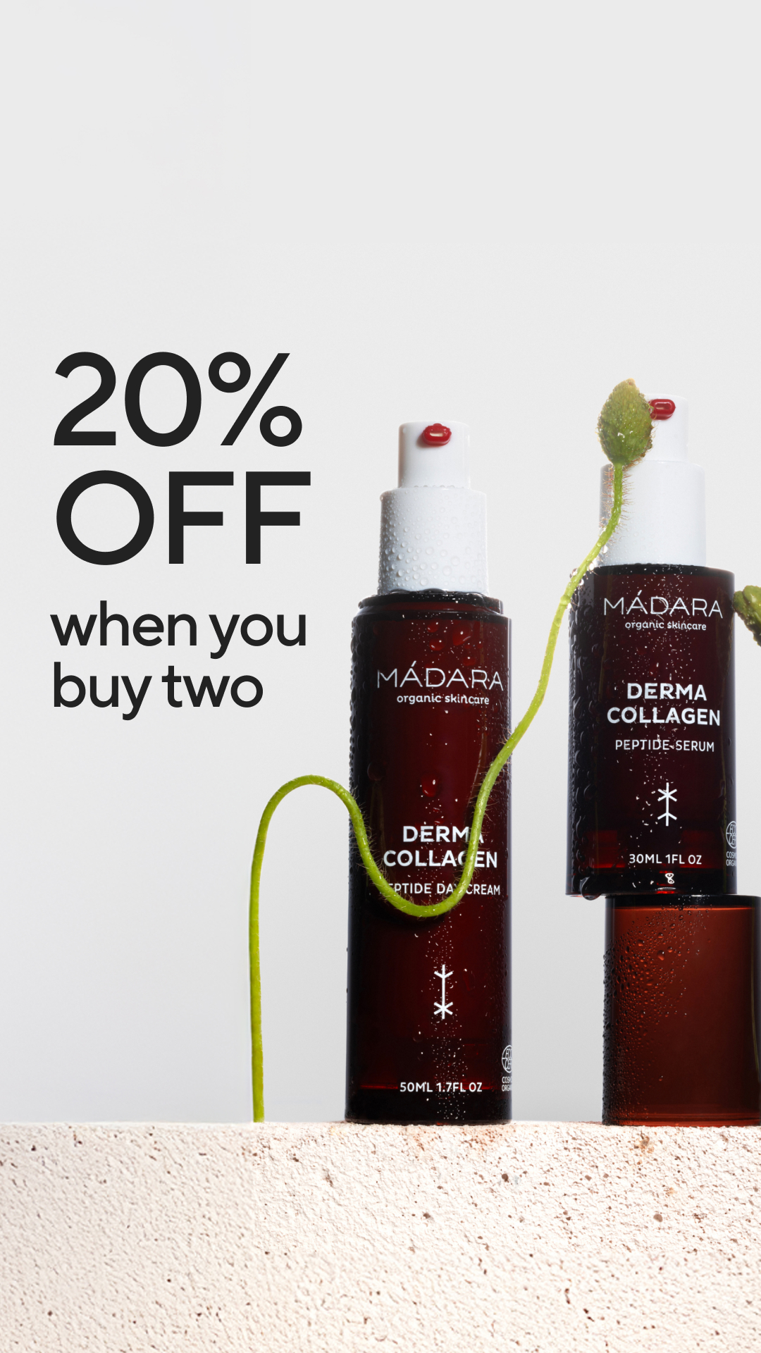 Mádara Organic Skincare Facebook ad