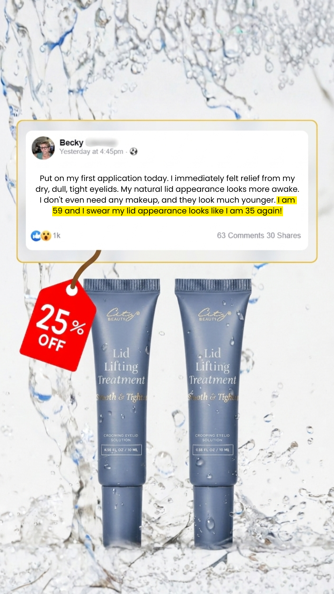 City Beauty Facebook ad