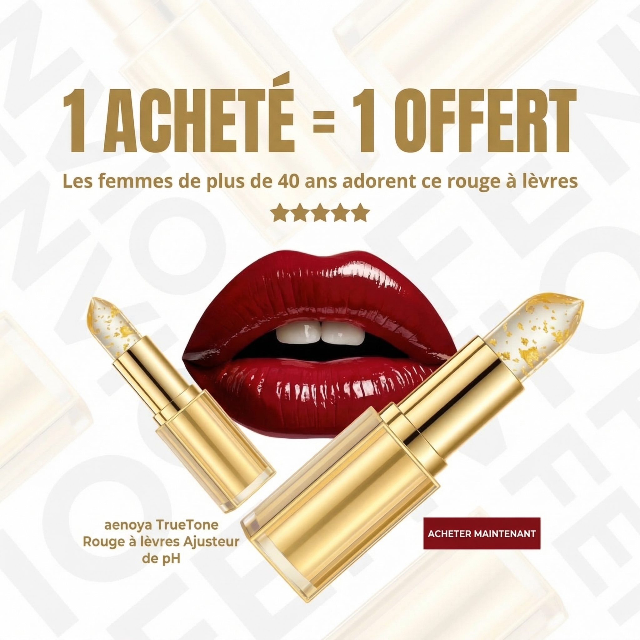 Aenoya Facebook ad: 1 ACHETEZ = 1 OFFERT