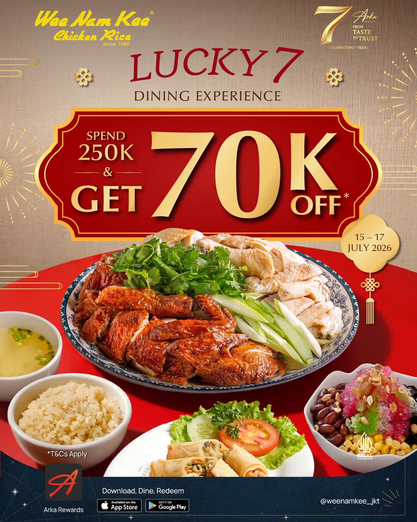Wee Nam Kee Jakarta Facebook ad