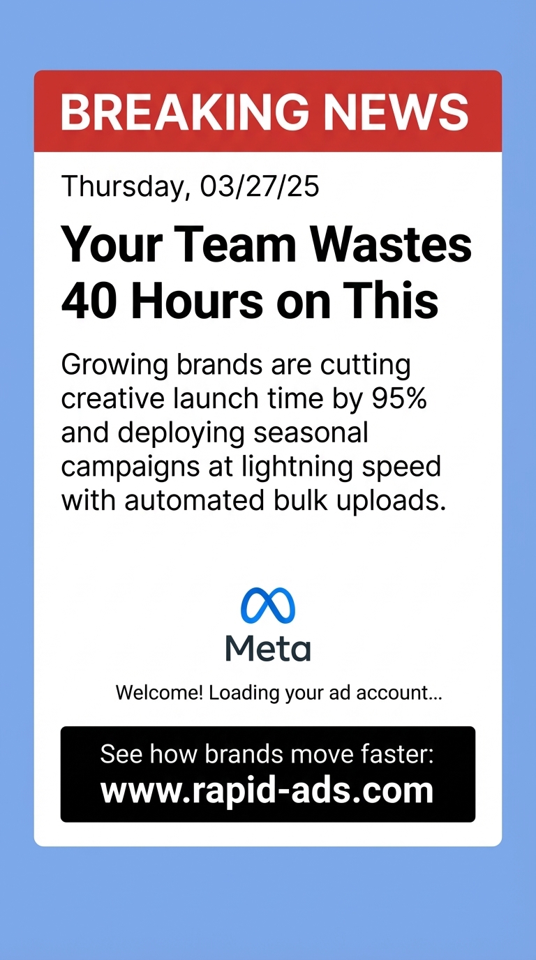 Rapid Ads Facebook ad