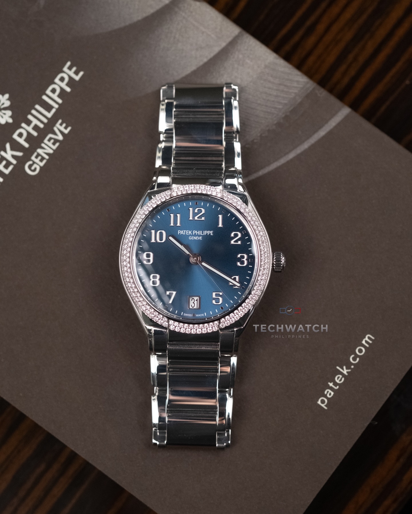 TechWatch PH Facebook ad: 2021 Patek twenty 4 blue 36mm